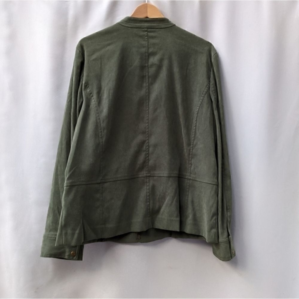 Jm Collection zipper jacket - Picture 2 of 10